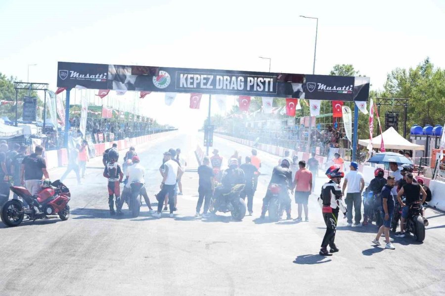 Kepez’de Moto Drag Heyecanı Start Aldı