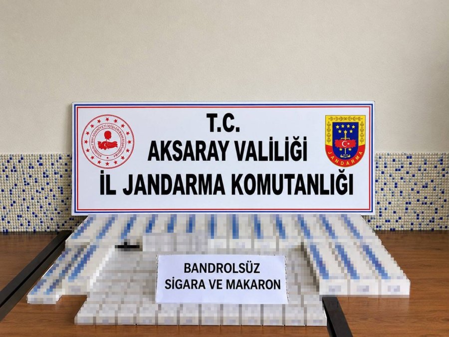 Aksaray’da Kaçak Sigara Ve Tütün Operasyonu: 5 Gözaltı