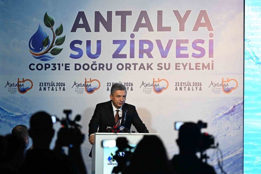 Antalya’nın Suyu Zirvede Konuşuldu