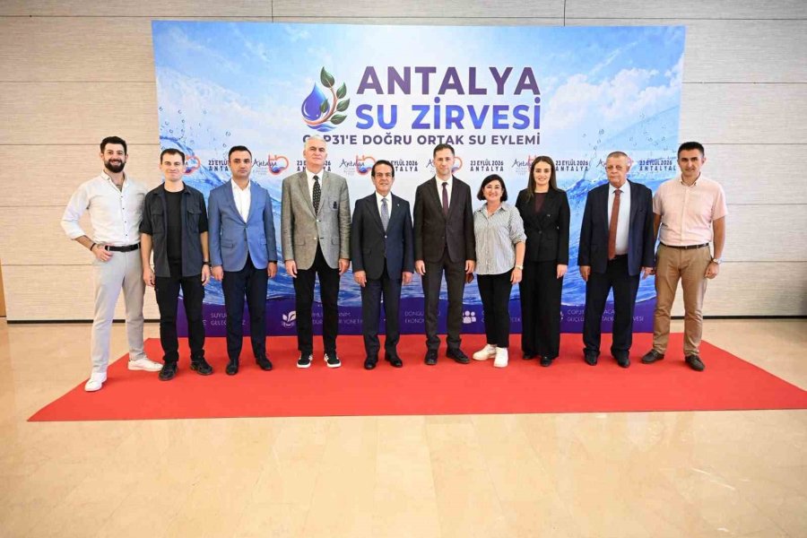 Antalya’nın Suyu Zirvede Konuşuldu