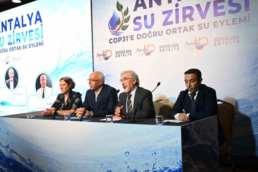 Antalya’nın Suyu Zirvede Konuşuldu