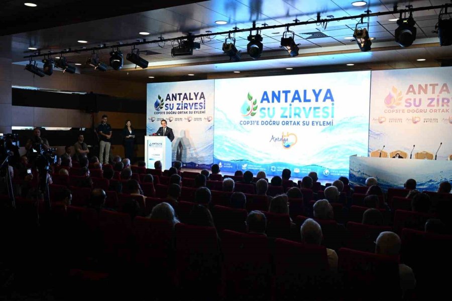 Antalya’nın Suyu Zirvede Konuşuldu
