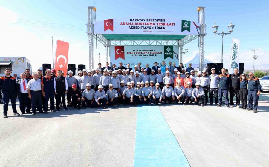 Karatay, Arama Kurtarmada Konya’nın Akredite Tek İlçesi Oldu