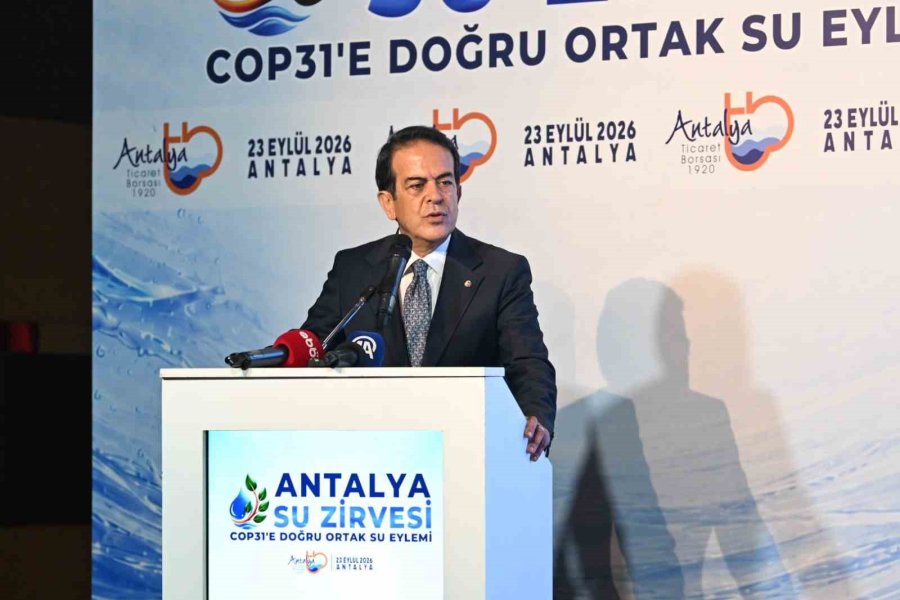 Antalya’nın Suyu Zirvede Konuşuldu