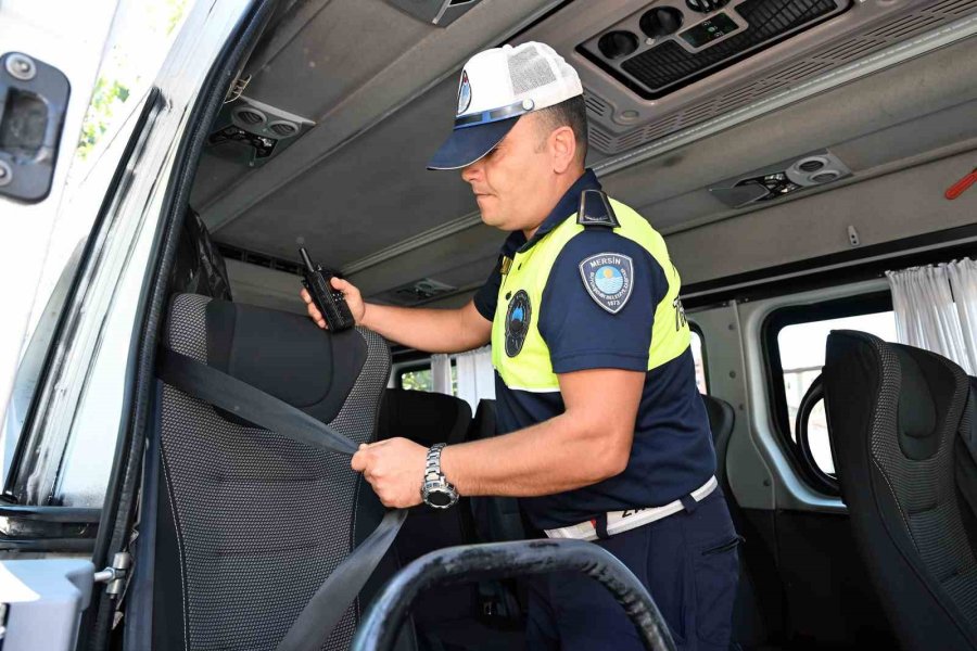 Mersin’de Okul Servislerine Sıkı Denetim