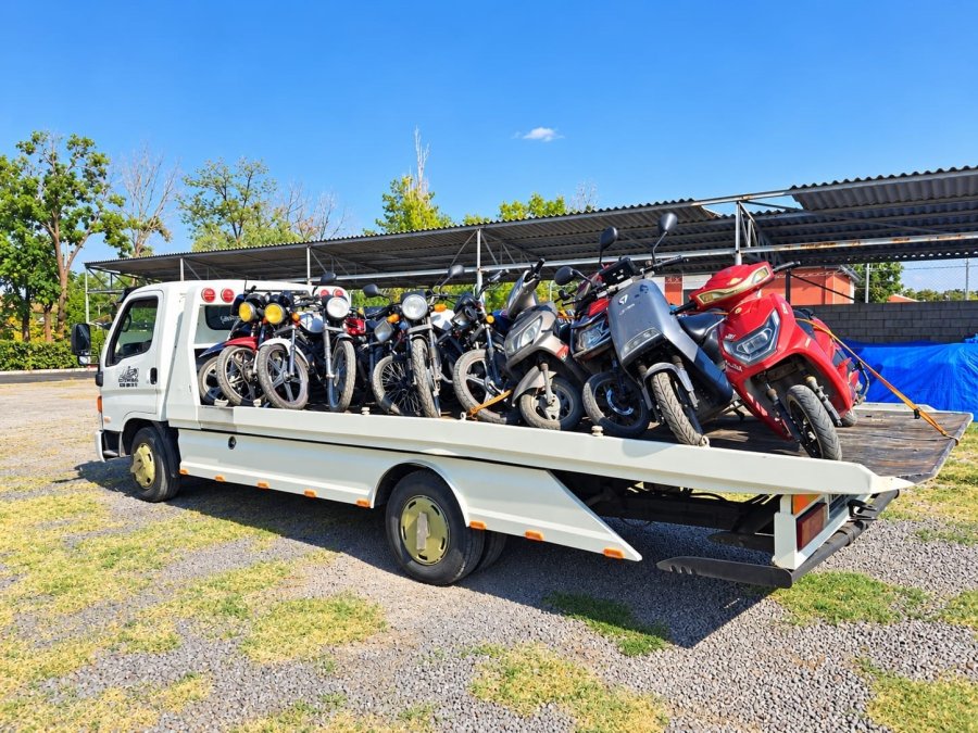 Aksaray’da 16 Motosiklet Trafikten Men Edildi