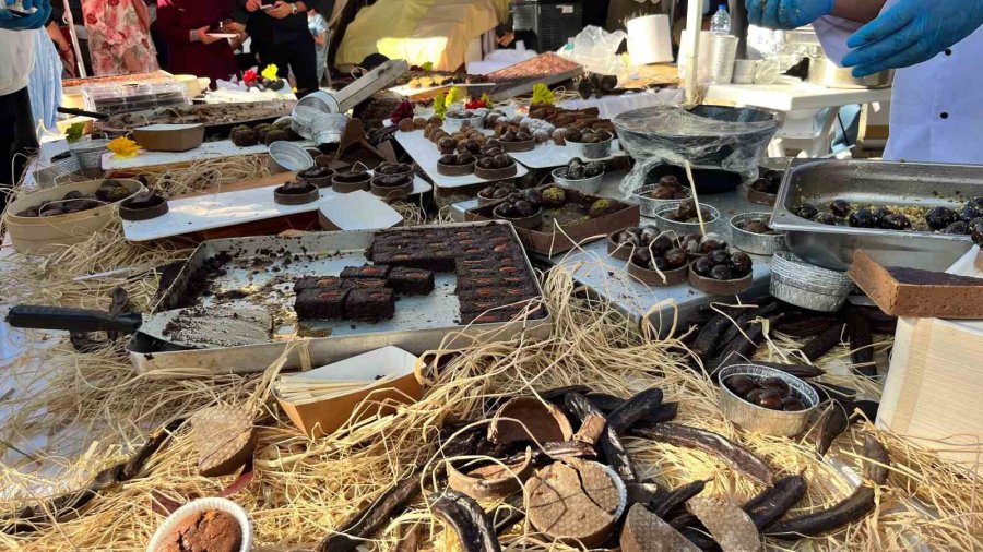 Alanya’da "en Ağır Keçiboynuzu" Yarışması Renkli Anlara Sahne Oldu