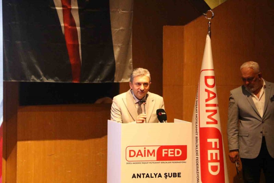 Eski Devlet Bakanı Kürşad Tüzmen: "antalya Yapı Stoku Olarak Ciddi Sıkıntıları Olan Bir Şehir"