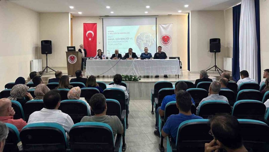 Mut’ta Okul Güvenliği Ve Koordinasyon Toplantısı