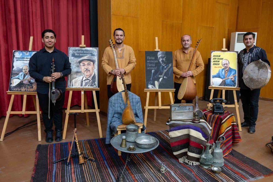 Manavgat’ta Usta Sanatçı Neşet Ertaş’a Duygu Dolu Anma Gecesi