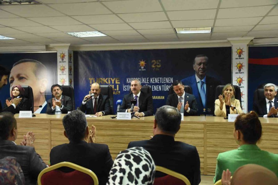 Ak Parti Grup Başkan Vekili Abdulhamit Gül: "hiç Kimsenin Cumhurbaşkanımız Erdoğan’a Yük Olmaması Lazım"