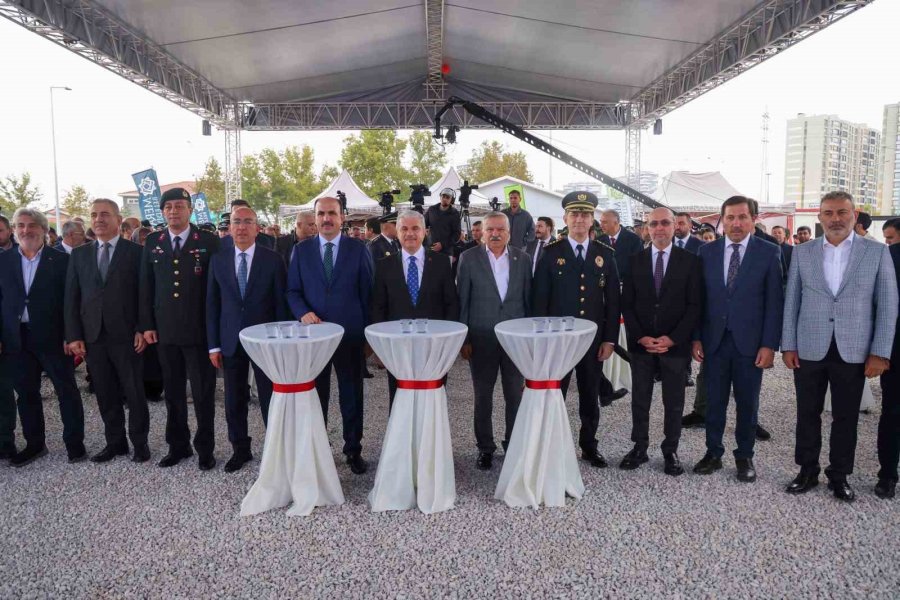 Meram Emniyetine Modern Merkez; Yeni Hizmet Binasının Temeli Atıldı