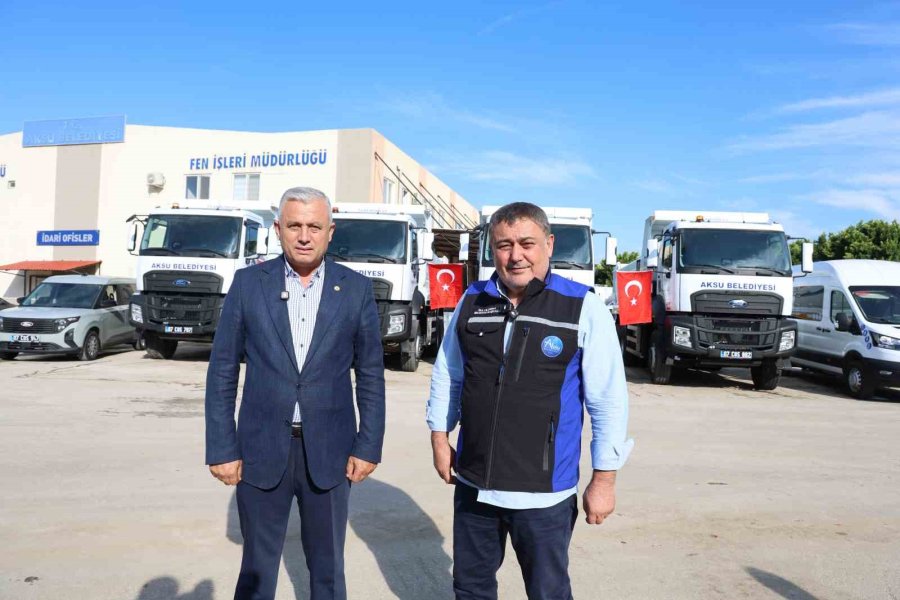 Aksu Belediyesi Araç Filosunu Güçlendirmeye Devam Ediyor