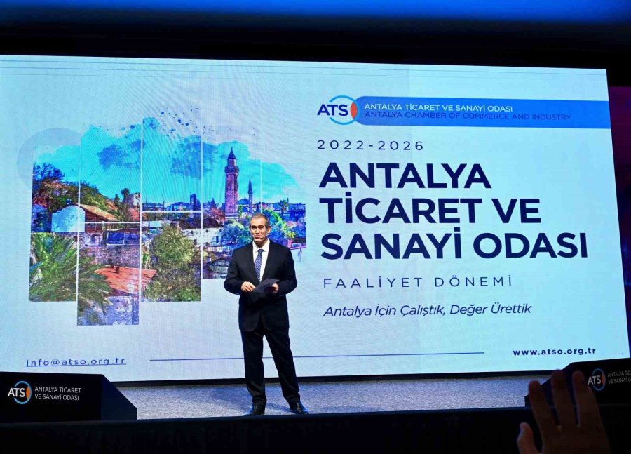 Atso Başkanı Hacısüleyman: "antalya’nın Geleceğine Yatırım Yaptık"