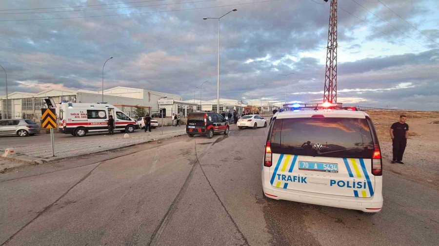 Karaman’da 3 Kişinin Yaralandığı Kaza Kamerada