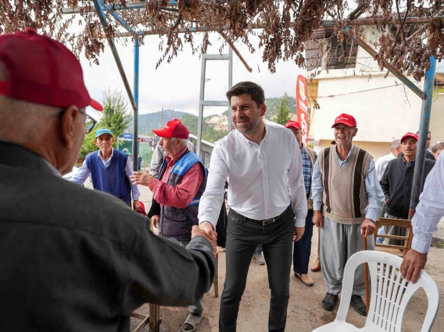 Tarsus’ta Başkan Boltaç Kırsal Mahallelerde Çalışmaları Yerinde İnceledi