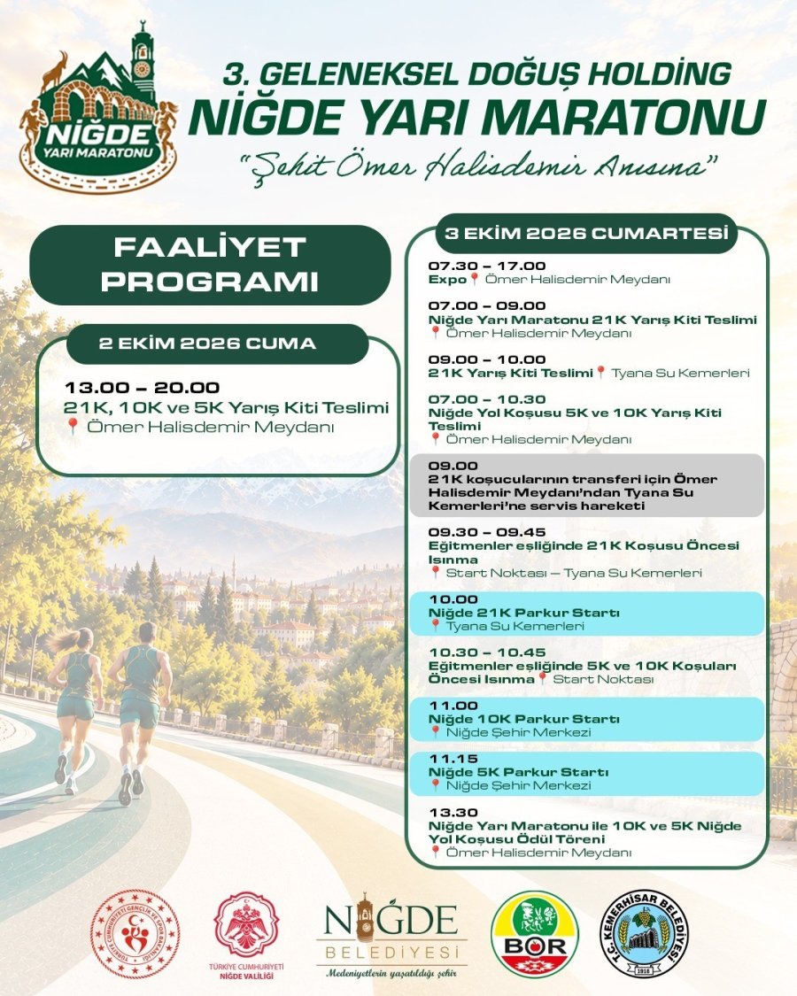 Sporcular Tarihi Parkurlarda Buluşuyor