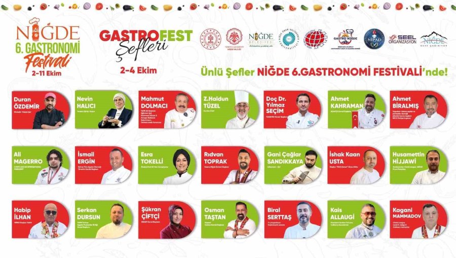 6. Gastronomi Festivali İçin Geri Sayım Başladı