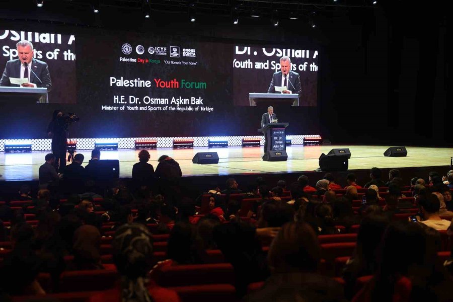 Gençlik Ve Spor Bakanı Bak: "her Zaman Filistin Halkının Yanındayız"
