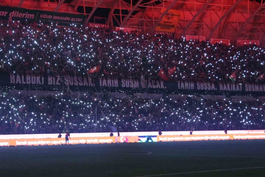 Konyaspor İle Filistin Milli Takımı Arasındaki Dostluk Maçı Berabere Bitti