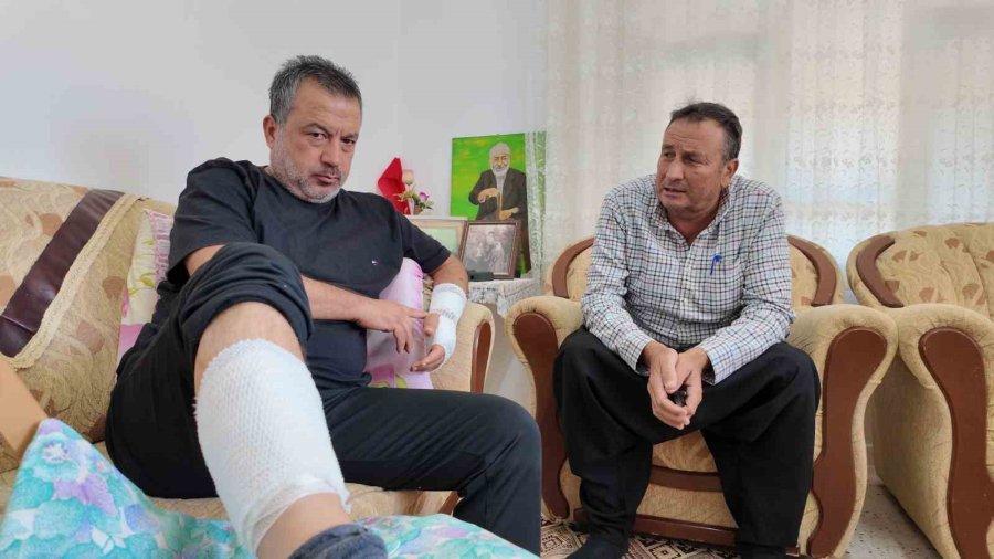 Sahipli Köpeğin Saldırdığı Adam Feci Şekilde Yaralandı