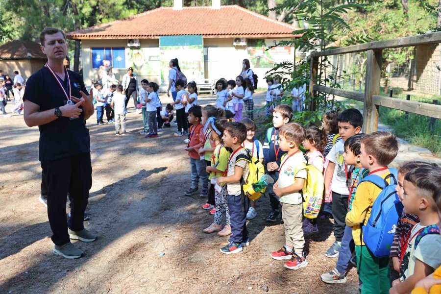 Doğal Yaşam Parkı’nda Çocuklara Hayvan Sevgisi Aşılandı