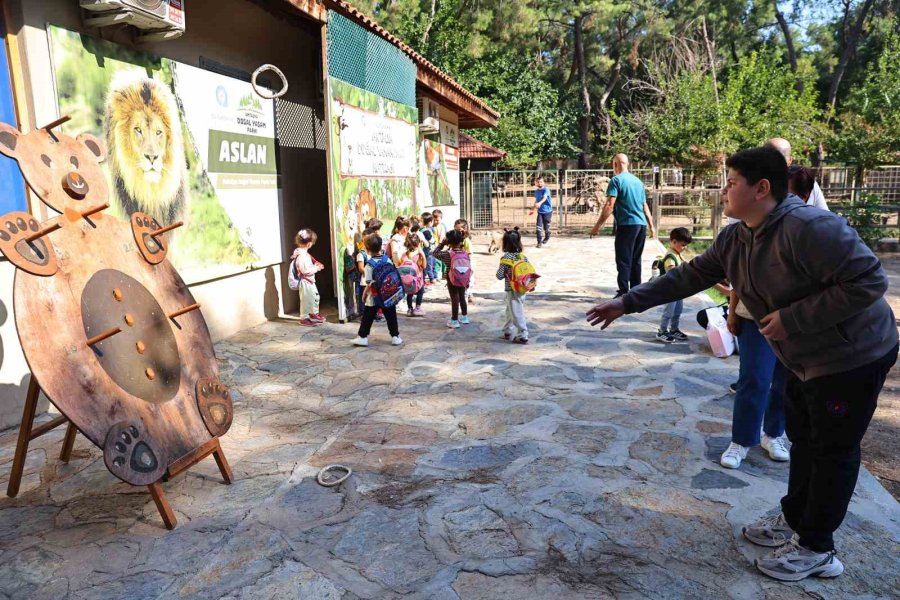 Doğal Yaşam Parkı’nda Çocuklara Hayvan Sevgisi Aşılandı
