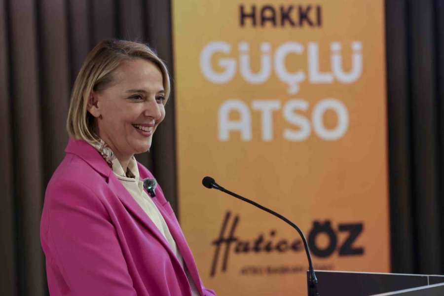 Atso Adayı Hatice Öz: "antalya Geleceği Kuran Şehir Olmalı"