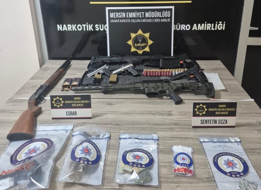 Mersin’deki Uyuşturucu Operasyonu: 14 Tutuklama