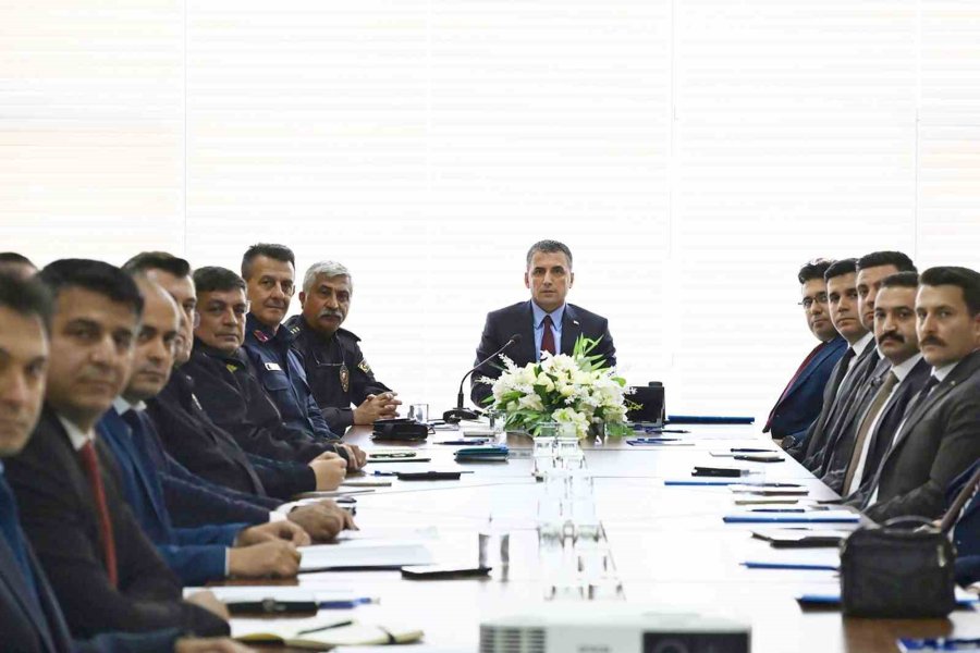 Niğde’de Suçla Mücadele Toplantısı Gerçekleştirildi