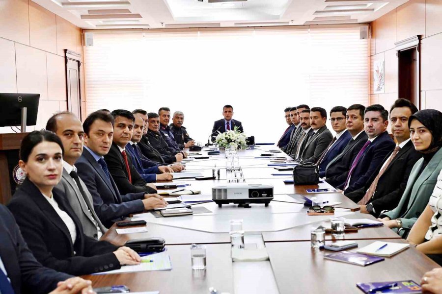 Niğde’de Suçla Mücadele Toplantısı Gerçekleştirildi
