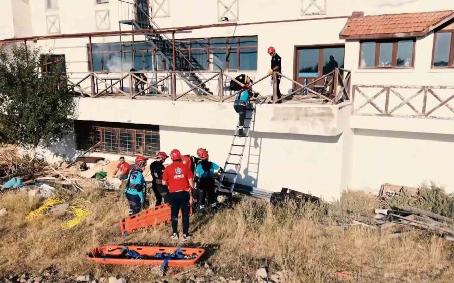 Aksaray’da Hasan Dağı’ndaki Umke Tatbikatı Gerçeğini Aratmadı