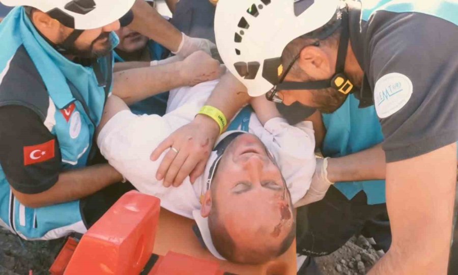 Aksaray’da Hasan Dağı’ndaki Umke Tatbikatı Gerçeğini Aratmadı