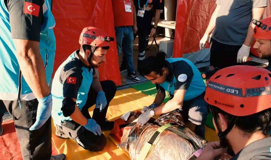 Aksaray’da Hasan Dağı’ndaki Umke Tatbikatı Gerçeğini Aratmadı