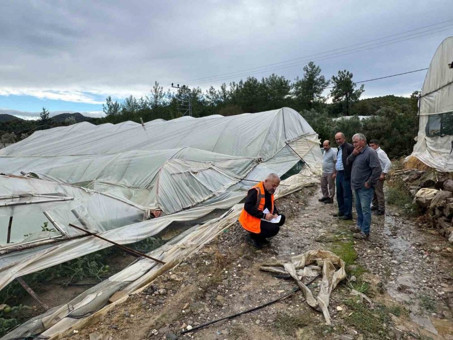 Antalya’da Şiddetli Yağışın Ardından Hasar Tespit Çalışmalarına Başlandı