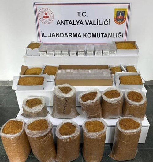 Antalya’da 151 Kilo Kaçak Kıyılmış Tütün Ele Geçirildi