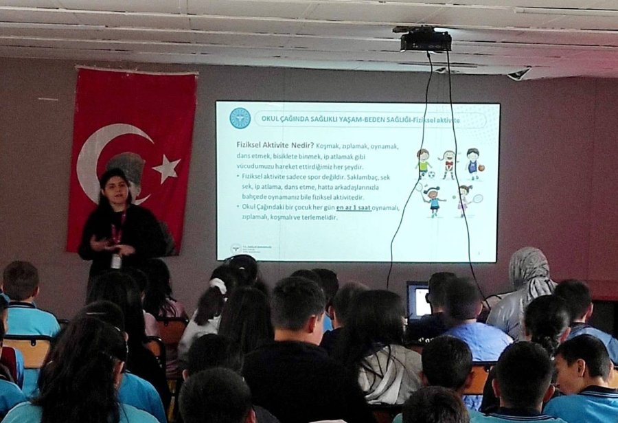 Karapınar’da Öğrencilere Sağlıklı Yaşam Eğitimi
