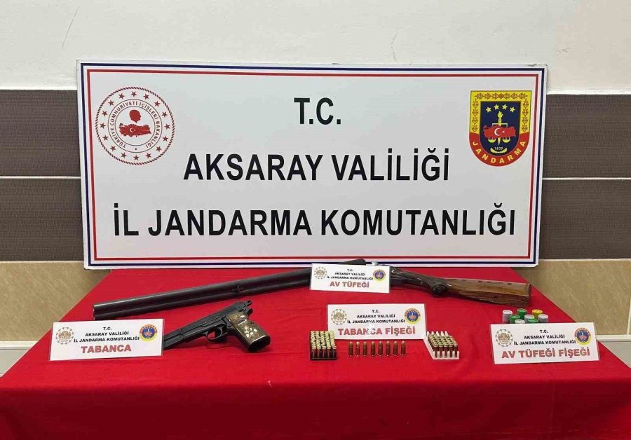 Aksaray’da Kaçak Silah Operasyonu: 5 Gözaltı