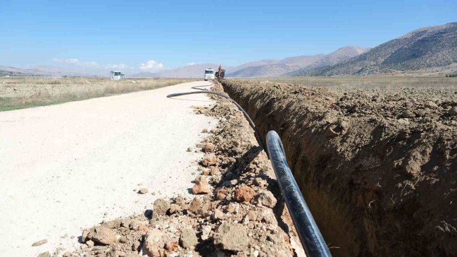 Asat’tan Elmalı’da 116 Bin 681 Metre Yeni İçme Suyu Altyapısı
