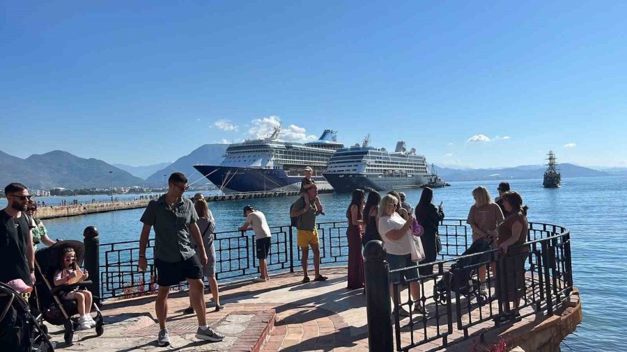 Alanya’ya İngiliz Ve Abd’li Turist Akını
