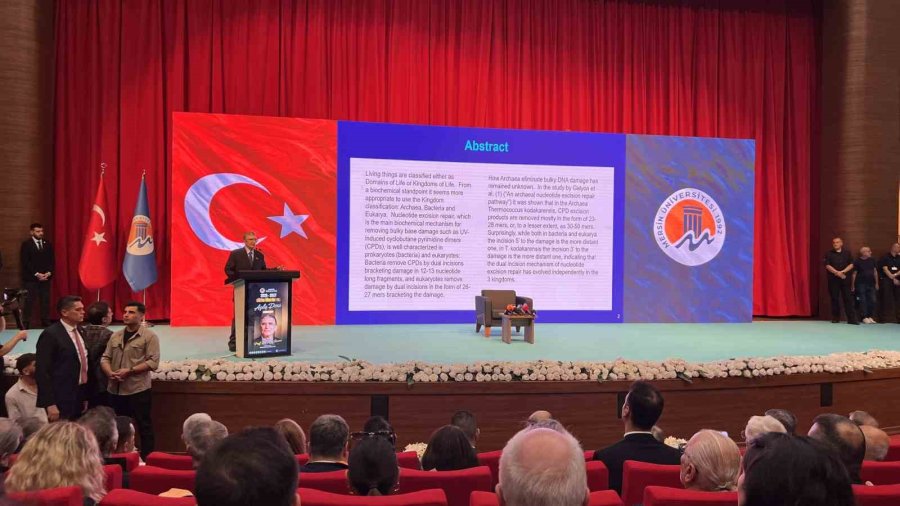 Nobel Ödüllü Aziz Sancar, Mersin Üniversitesi’nde Öğrencilerle Buluştu