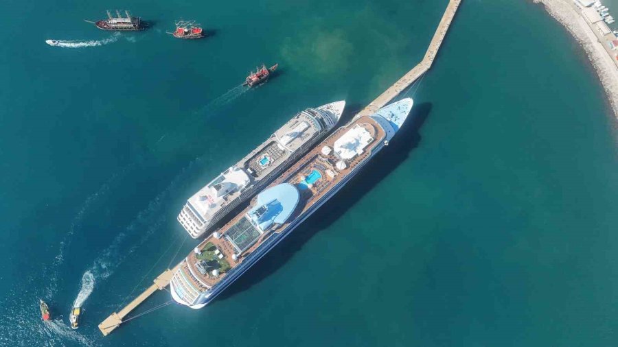 Alanya’ya 2026 Yılında 10 Kruvaziyerlerle 12 Bin 876 Turist Geldi