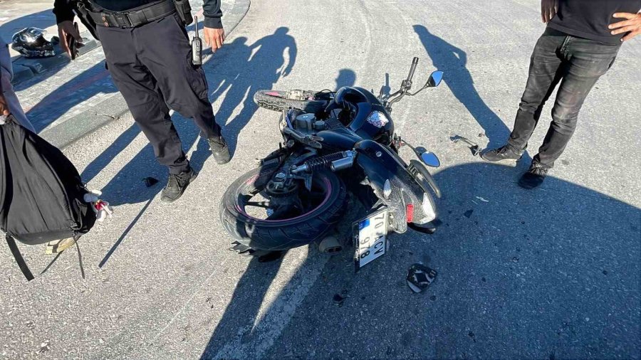 Karaman’da Motosiklet Kazası: 1 Yaralı