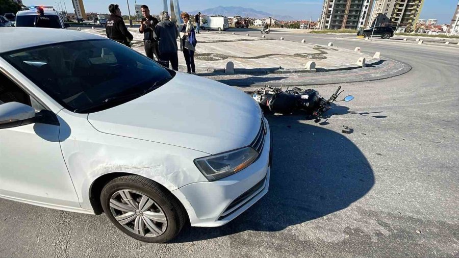 Karaman’da Motosiklet Kazası: 1 Yaralı
