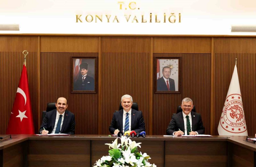Konya’da "gençliğin Gücü, Konyaspor’un Gücü" Protokolü İmzalandı