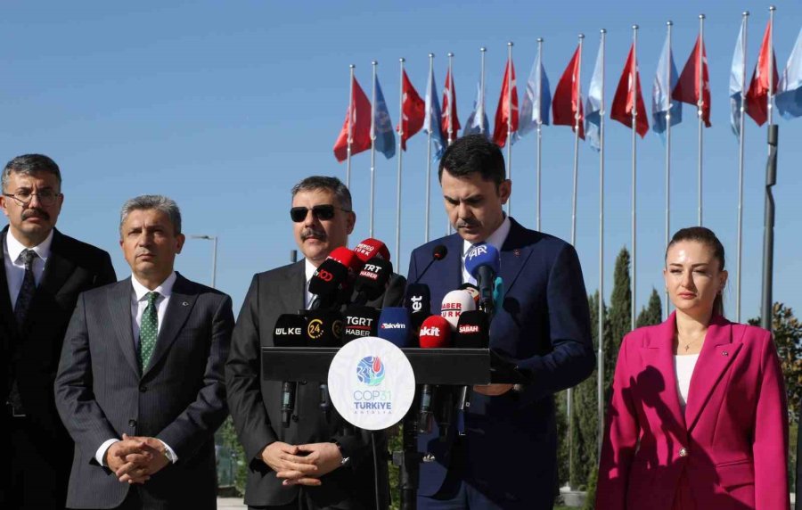 Bakan Murat Kurum: "cop31’de 1 Milyonu Aşkın Ziyaretçi, Çarpan Etkisiyle 3-4 Milyar Ekonomik Hareketlilik Bekliyoruz"