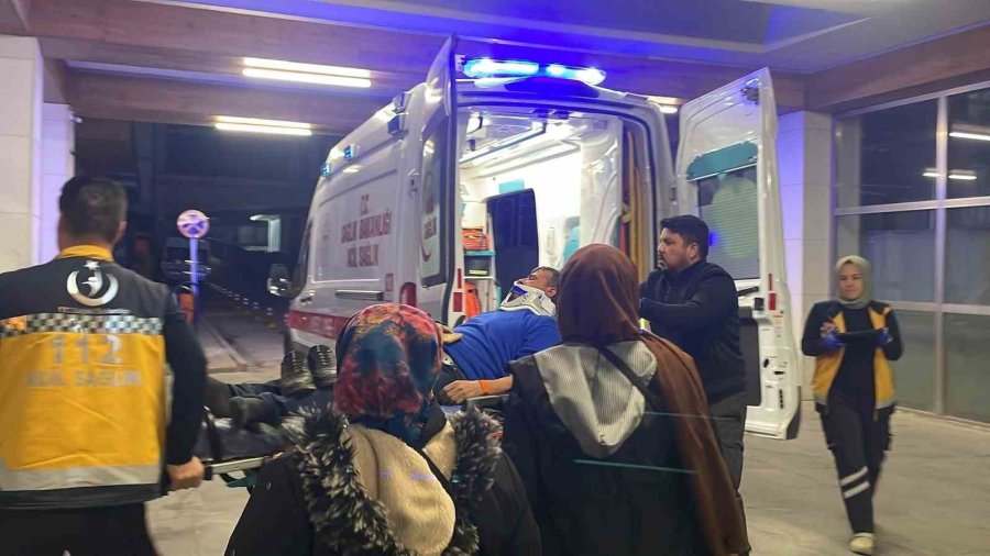 Karaman’da Babasının Ardından Hastaneye Giderken Domuza Çarptı