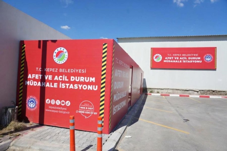Kepez’den Afetlere Karşı 2 Yeni Afet İstasyonu