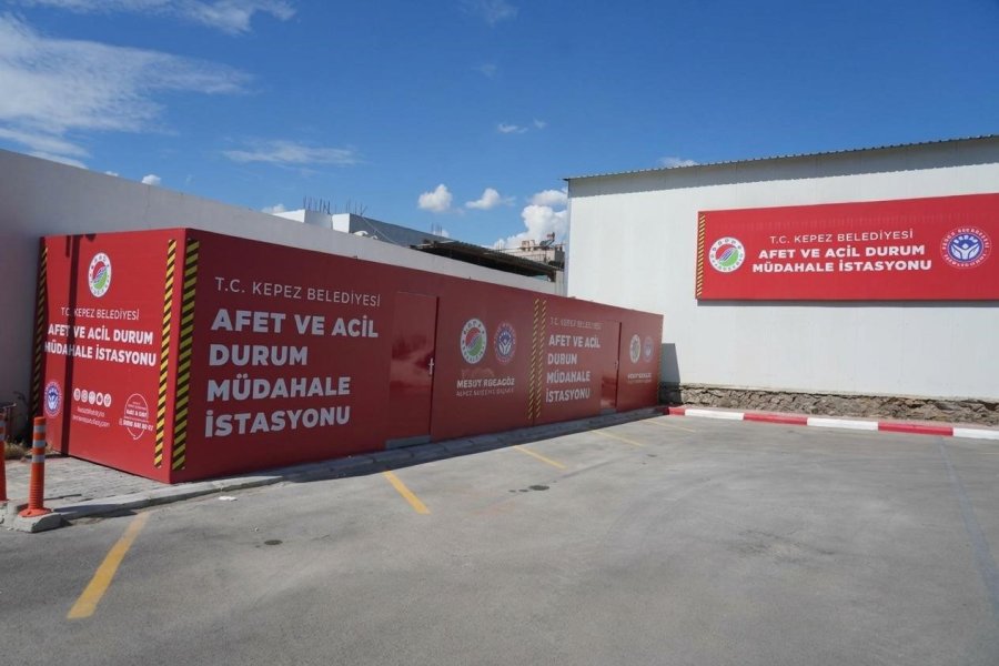 Kepez’den Afetlere Karşı 2 Yeni Afet İstasyonu