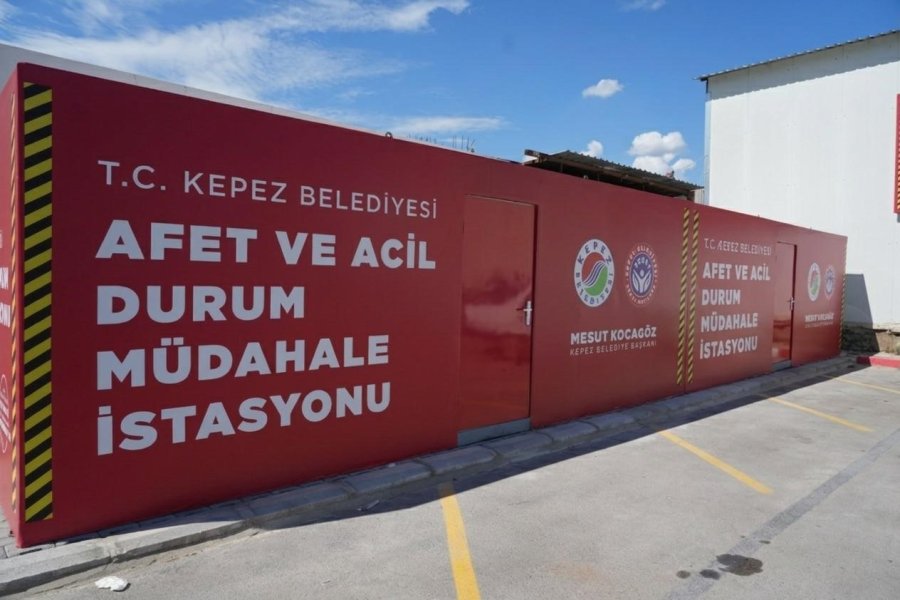 Kepez’den Afetlere Karşı 2 Yeni Afet İstasyonu